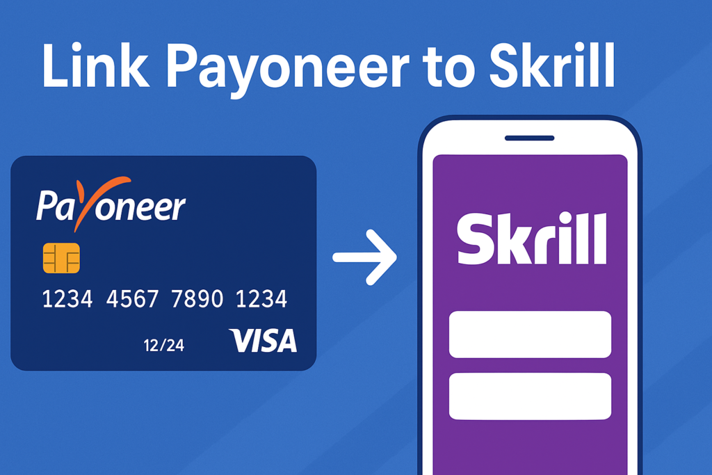 how to link your Payoneer account to Skrill
