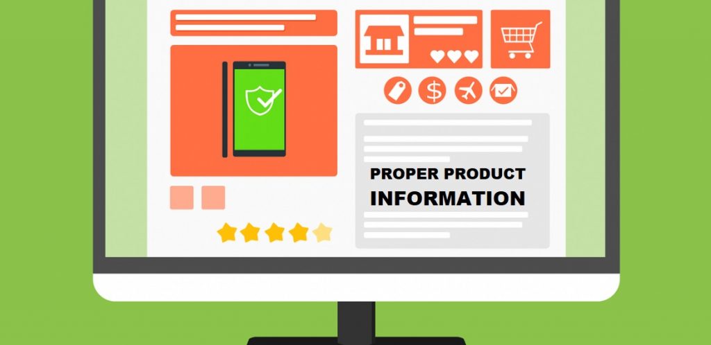 Proper Product information can help customer to buying Decision